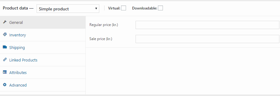 WooCommerce price
