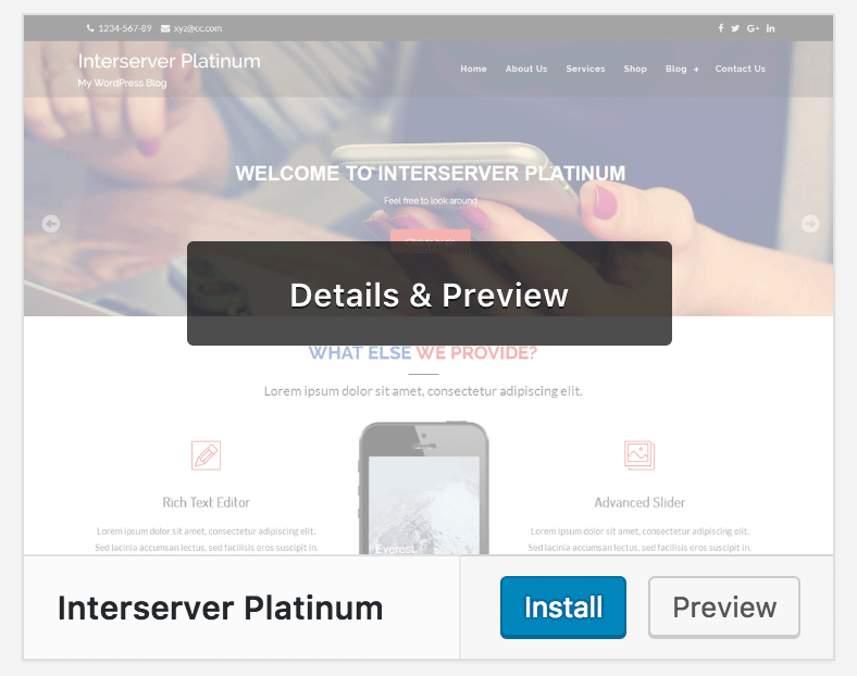 Setja upp WordPress þema
