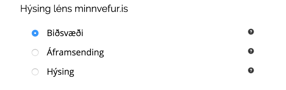 Mynd af ISNIC bakenda