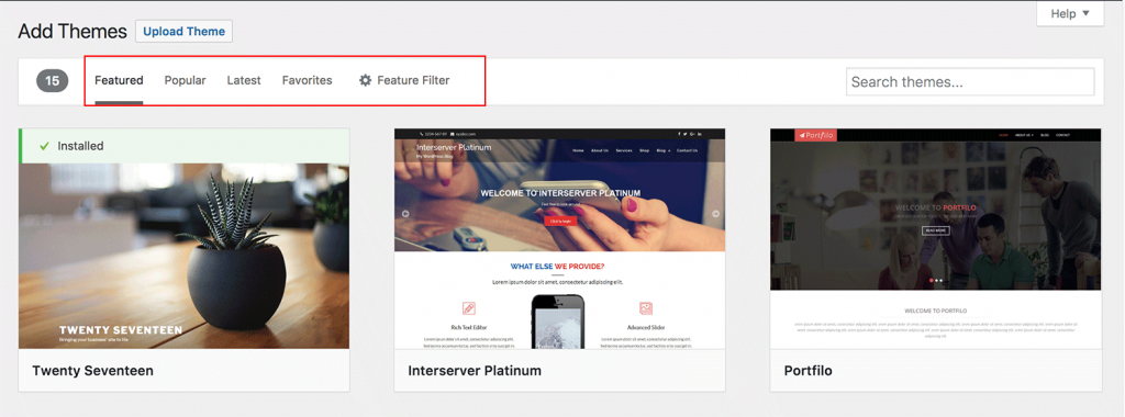 Velja útlit í WordPress