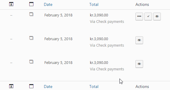 WooCommerce actions