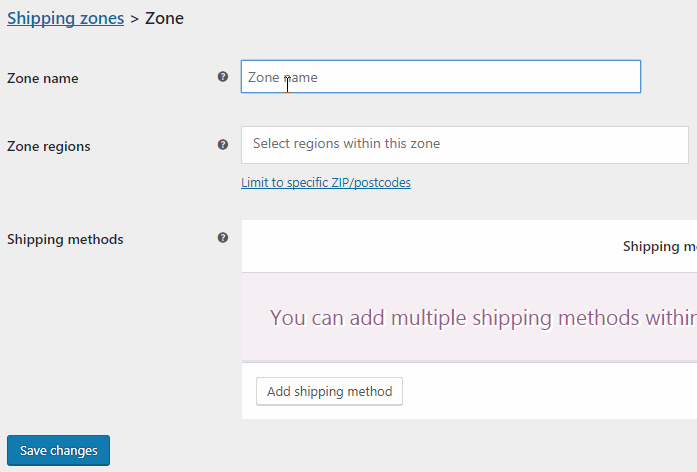 WooCommerce bæta við landi