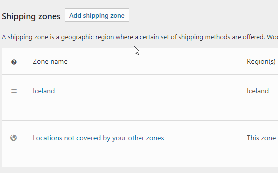 WooCommerce bæta við landi