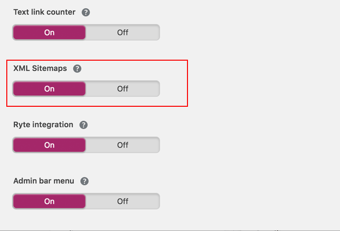 Leitarvélabestun í Yoast. XML Sitemaps. 