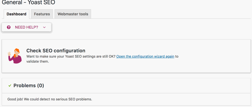 Leitarvélabestun í Yoast.